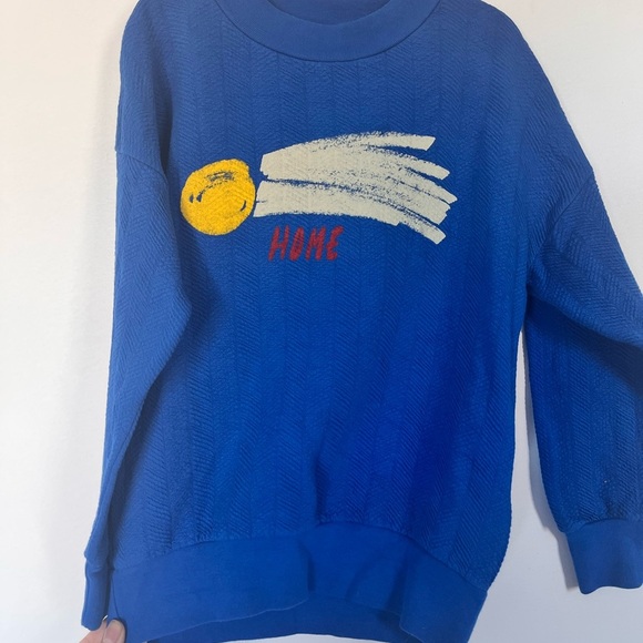 Bobo Choses Blue Comet « Home » Graphic Kids Sweater - Picture 4 of 6